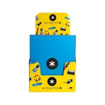 Carpeta 4 anillas 40 mm mixtas liderpapel antartik a4 forrada colores surtidos