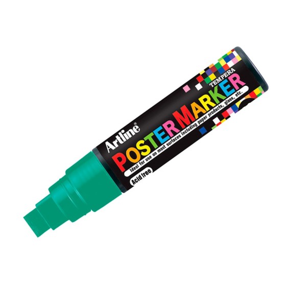 Rotulador artline poster marker epp-12 punta redonda 12 mm color verde