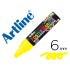 Rotulador artline poster marker epp-6-ama fluo punta redonda 6 mm color amarillo fluor