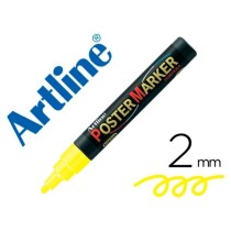 Rotulador artline poster marker epp-4-ama flu punta redonda 2 mm color amarillo fluor