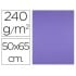 Cartulina liderpapel 50x65 cm 240g/m2 purpura paquete de 25 unidades