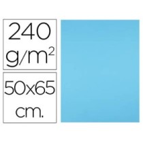 Cartulina liderpapel 50x65 cm 240g/m2 celeste paquete de 25 unidades
