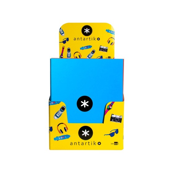 Carpeta liderpapel antartik a4 forrada 4 anillas 25 mm redondas colores surtidos