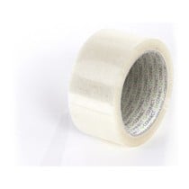 Cinta adhesiva q-connect polipropileno transparente 66 mt x 75 mm para embalaje