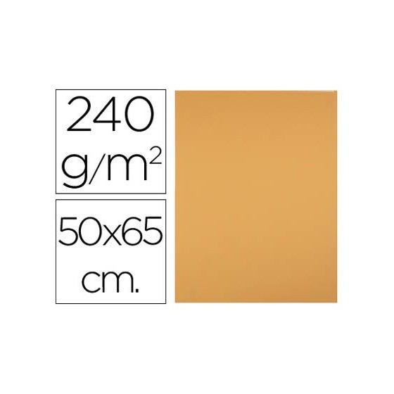 Cartulina liderpapel 50x65 cm 240 g/m2 avellana