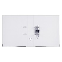 Archivador de palanca liderpapel folio documenta forrado pvc con rado lomo 75mm blanco con compresor