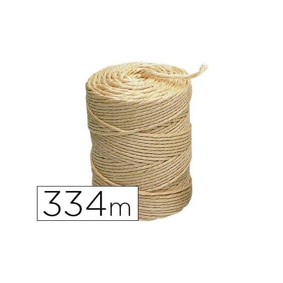 Cuerda sisal 3 cabos liderpapel rollo 2 kg
