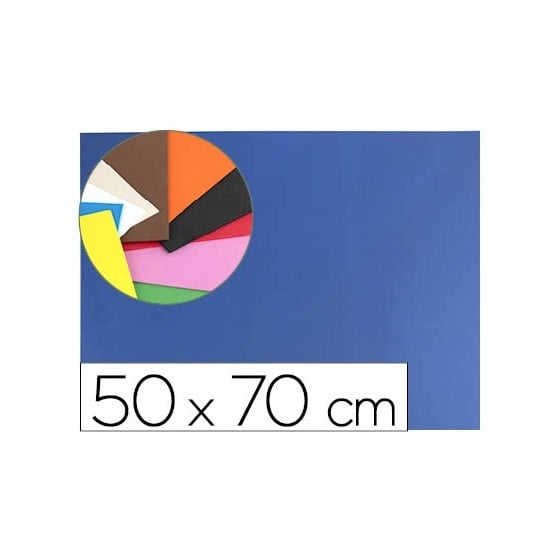 Goma eva liderpapel 50x70cm 60g/m2 espesor 1.5mm azul oscuro
