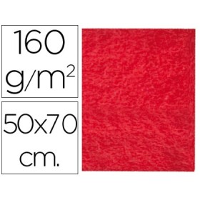 Fieltro liderpapel 50x70cm rojo 160g/m2