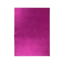 Goma eva con purpurina liderpapel 50x70cm 60g/m2 espesor 2mm violeta