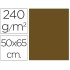 Cartulina liderpapel 50x65 cm 240 g/m2 marron claro
