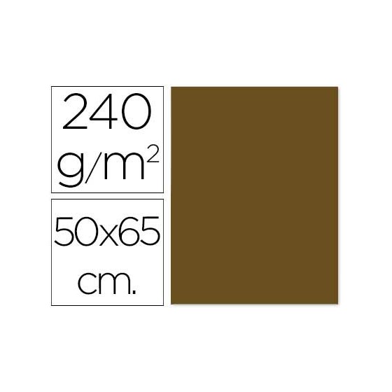 Cartulina liderpapel 50x65 cm 240 g/m2 marron claro