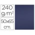 Cartulina liderpapel 50x65 cm 240 g/m2 azul zafiro