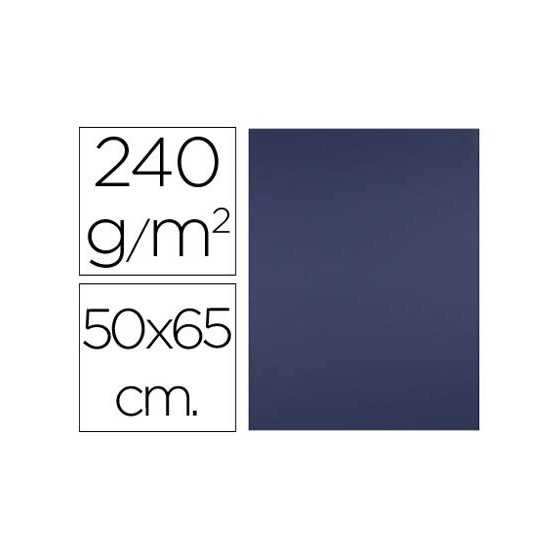 Cartulina liderpapel 50x65 cm 240 g/m2 azul zafiro