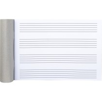 Bloc musica liderpapel pentagrama 5mm cuarto 20 hojas 100g/m2 grapado