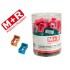 Sacapuntas m+r 304 plastico rectangular 1 uso colores surtidos