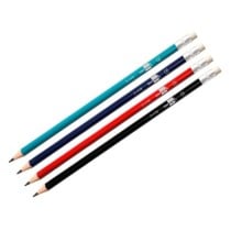 Lapices de grafito con goma liderpapel triangular