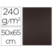 Cartulina liderpapel 50x65 cm marron oscuro 240g unidad