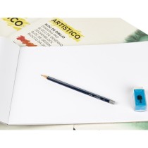 Bloc dibujo liderpapel artistico encolado 594x420mm 24+6 hojas 120g/m2 sin recuadro