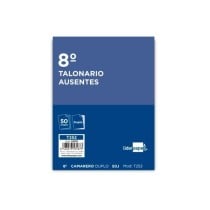 Talonario liderpapel camarero 8º original y copia t252 zig zag