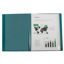 Carpeta liderpapel personaliza 31763 80 fundas polipropileno din a4 verde lomo personalizable
