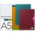 Libreta liderpapel scriptus a5 48 hojas 90g/m2 cuadro 6mm con margen