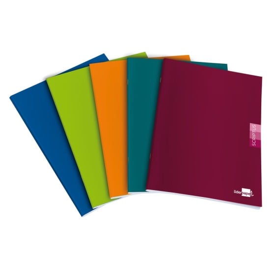 Libreta liderpapel scriptus a5 48 hojas 90g/m2 cuadro 6mm con margen
