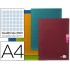 Libreta liderpapel scriptus a4 48 hojas 90g/m2 cuadro 3mm con margen