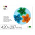 Bloc trabajos manuales liderpa pel cartulina 297x420mm 10 hojas colores surtidos
