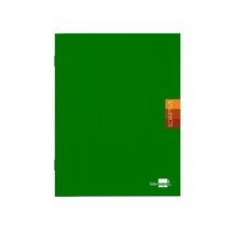 Libreta liderpapel scriptus a5 48 hojas 90g/m2 cuadro 4mm con margen color verde