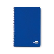 Cuaderno espiral liderpapel cuarto tapa dura 80h 60 gr cuadro 4mm con margen colores surtidos