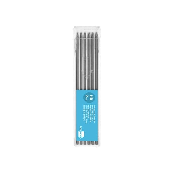 Minas liderpapel grafito de 2 mm estuche de 12 minas