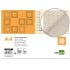 Papel dibujo liderpapel 210x297mm 80g/m2 milimetrado pack de 10