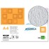 Papel dibujo liderpapel 210x297mm 300g/m2 acuarela pack de 6