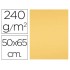 Cartulina liderpapel 50x65 cm oro 240 gr unidad