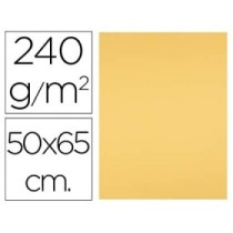 Cartulina liderpapel 50x65 cm oro 240 gr unidad