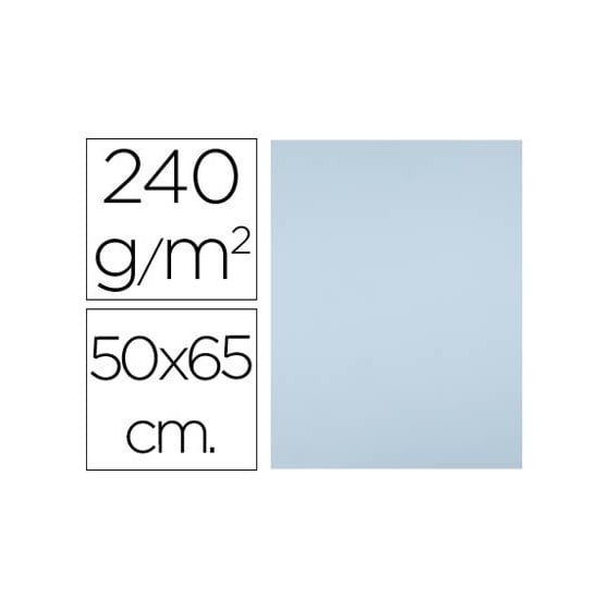 Cartulina liderpapel 50x65 cm 240g/m2 celeste