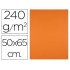 Cartulina liderpapel 50x65 cm 240g/m2 naranja