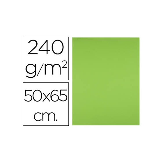 Cartulina liderpapel 50x65 cm 240g/m2 verde hierba