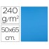 Cartulina liderpapel 50x65 cm 240g/m2 azul