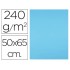 Cartulina liderpapel 50x65 cm 240g/m2 azul turquesa