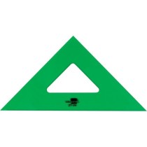 Escuadra liderpapel 21 cm acrilico verde