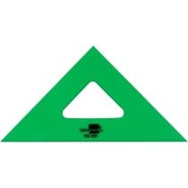 Escuadra liderpapel 16 cm acrilico verde