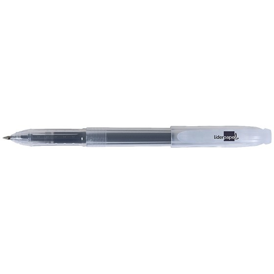 Boligrafo liderpapel super gel punta 0.5 mm negro