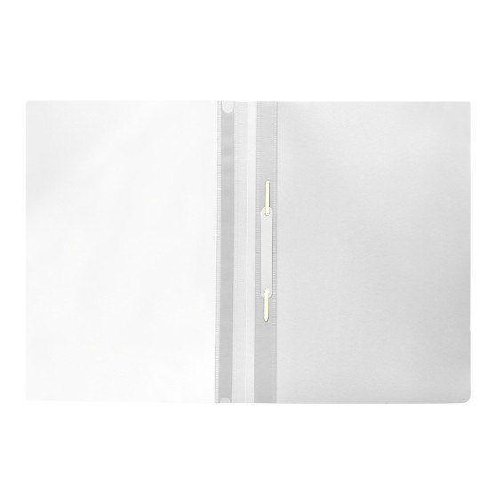 Carpeta dossier fastener plastico q-connect din a4 blanco