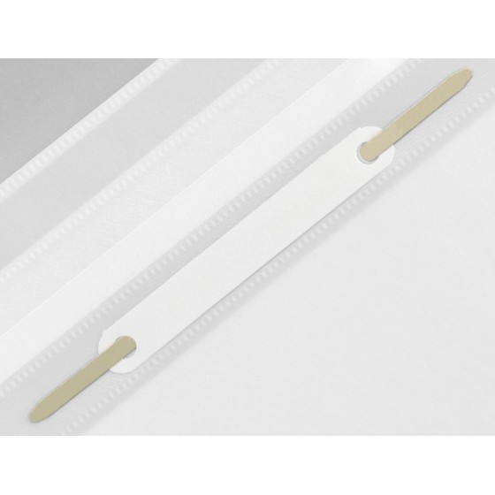 Carpeta dossier fastener plastico q-connect din a4 blanco
