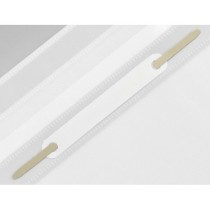 Carpeta dossier fastener plastico q-connect din a4 blanco