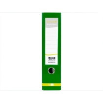 Archivador de palanca liderpapel a4 color system forrado sin rado lomo 80mm verde compresor metalico