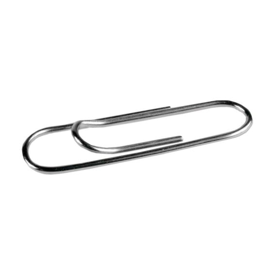 Clips niquelados q-connect nº1 20 mm caja de 100 unidades