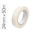 Cinta adhesiva q-connect para pintar 50 mt x 24 mm
